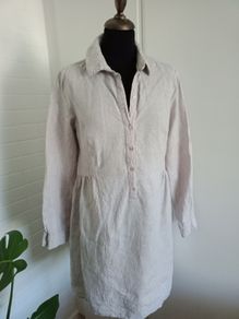 Linen dress or tunic size 8-10 Beacan cove