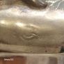 Antique  Brass Angel Holy Water Font Religious Wall Art Image 5
