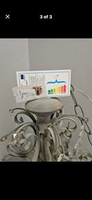 Grey chandelier light