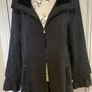 Deca Wool Blend Zipped Coat - Size 3 - Brown Image 10