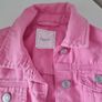 Next Pink Girls Denim jacket Image 2