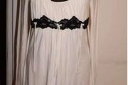 Heine cream blouse with black lace size UK12 EU40 Postage included