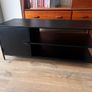 Black metal TV stand Image 7