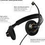 PRICE REDUCED from 50 TO SELL!! Sennheiser SC 60 USB ML - Call Center - headset - on-ear - wired - black with orange highlights Image 9