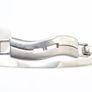 925 Vintage Sterling Silver Diamond Accent Bangle Image 4