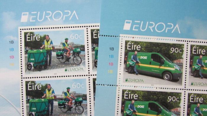 Europa 2013.MNH. Two Sheetlets Irish Stamps.Postal Vehicles.