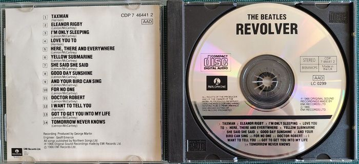 The Beatles - Revolver CD (1966) 1992 Reissue GOOD +