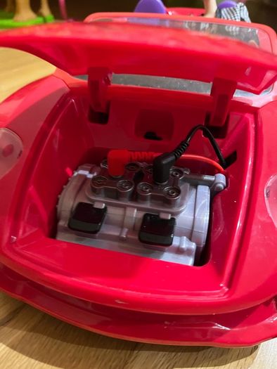H2O RC car and Barbie doll