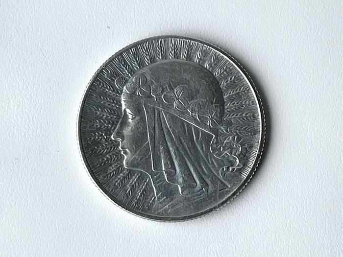 1932 Poland, Silver 5 Zlotych, Very Rare, Warsaw Mint