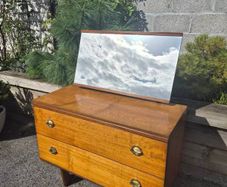 Mid Century Chest of Drawers With Mirror