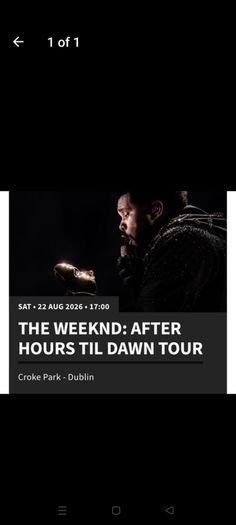 Weeknd Tickets Croke Park