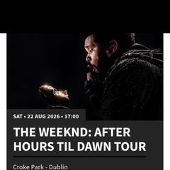 Weeknd Tickets Croke Park