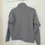 Diesel Women's Quarter Zip Sweatshirt in Grey and Pink - size XS Image 3