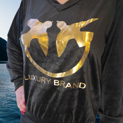 Velor sweatshirt