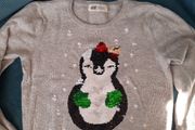 Penguin jumper girls size 6-8 years