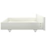 Bed Frame with 2 Drawers White Solid Pine Wood 120x200 cm Image 10
