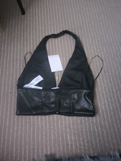 New Bershka women top, size S,Black