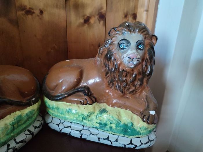 Vintage Lion ornaments