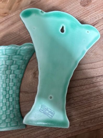 Vintage Burlington Ware Wall Vases