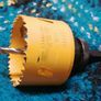 Holesaw Faithfull Varipitch 64mm HSS BI-Metal heavy duty professional with arbor adapter 32-210mml hole cutter Image 7