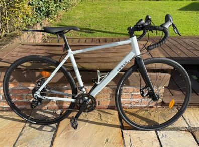 Decathlon Road Bike Triban RC 120 Disc Brake - Grey