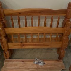 Extremely Solid Single Wooden Bed Frame - Can Deliver