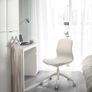 IKEA LANGFJALL Conference  office Chair  Gunnared Beige/White good  Condition Image 8