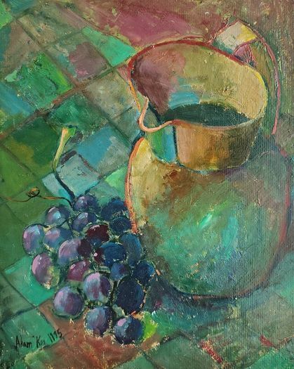 Adam Kos Still Life Oil Painting