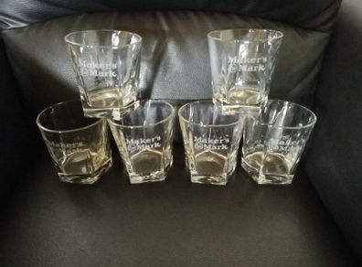 bar glasses Maker's Mark