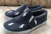 Navy Ralph Lauren slip on Runners