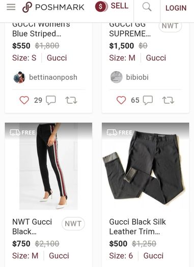 GUCCI black striped cotton  track pants Sz M (10-14) Rrp 450 (New)