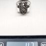 Art Deco Marcasite Sterling Silver Panel Ring Image 9