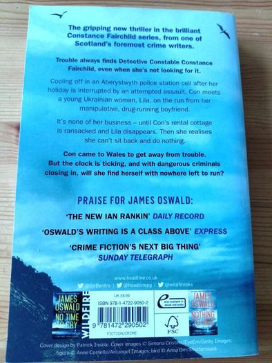 Nowhere to run. James Oswald. 4 books 10 euro