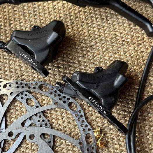 TEKTRO HD-R510 Flat Mount Hydraulic Disc Brake Set Dual Piston,For ROAD