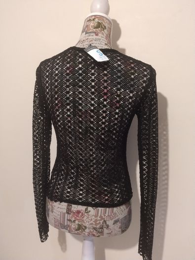 Black Lace Top, New With Tags