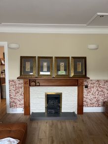 Antique Gold Frame Botanical Artwork