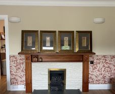 Antique Gold Frame Botanical Artwork