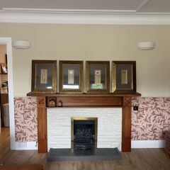 Antique Gold Frame Botanical Artwork