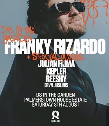 2x Franky rizardo d8 tickets