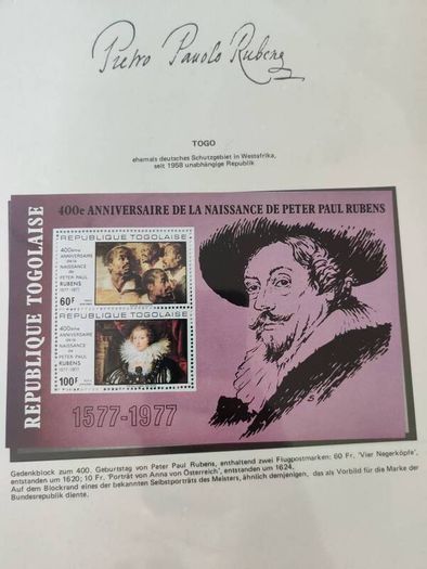 Paul Rubens 55 Pages Stamps Album World Collection
