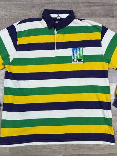 Vintage 90s Cotton Traders Rugby World Cup Referee Jersey Shirt Mens XL