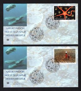 2005 United Nations (Geneva) Nature's Wisdom Commemorative Stamps First Day Cover (FDC)