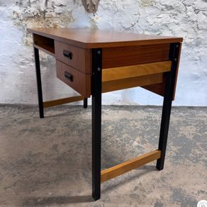 Vintage Teak Desk, German, 1970s