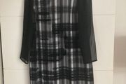 Marks and Spencer black and white dress