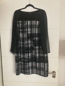 Marks and Spencer black and white dress