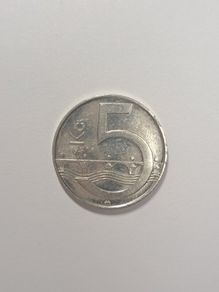 Czech republika 5 korun coin