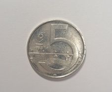 Czech republika 5 korun coin