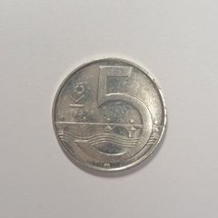 Czech republika 5 korun coin