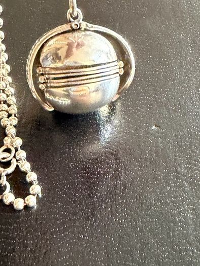 silver necklace