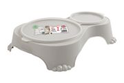 Pet Nova Cat Bowl Gray 1L + 0.28L